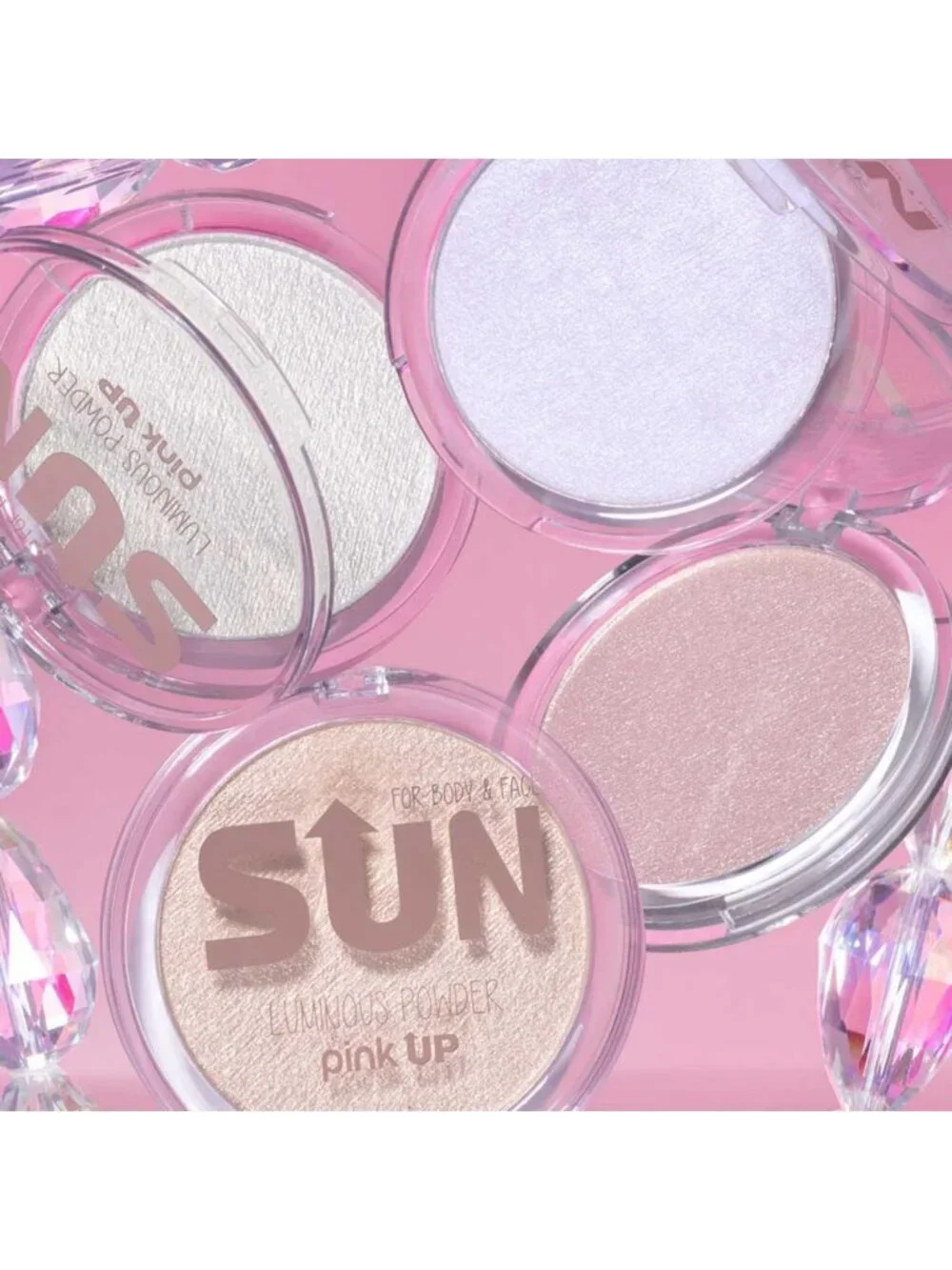 Luminous Pink Highlighter Powder | Radiant Glow & Silky Texture | Makeup